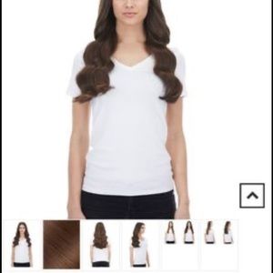 Bellami Silk Seam Clip in extensions-chocolate brown